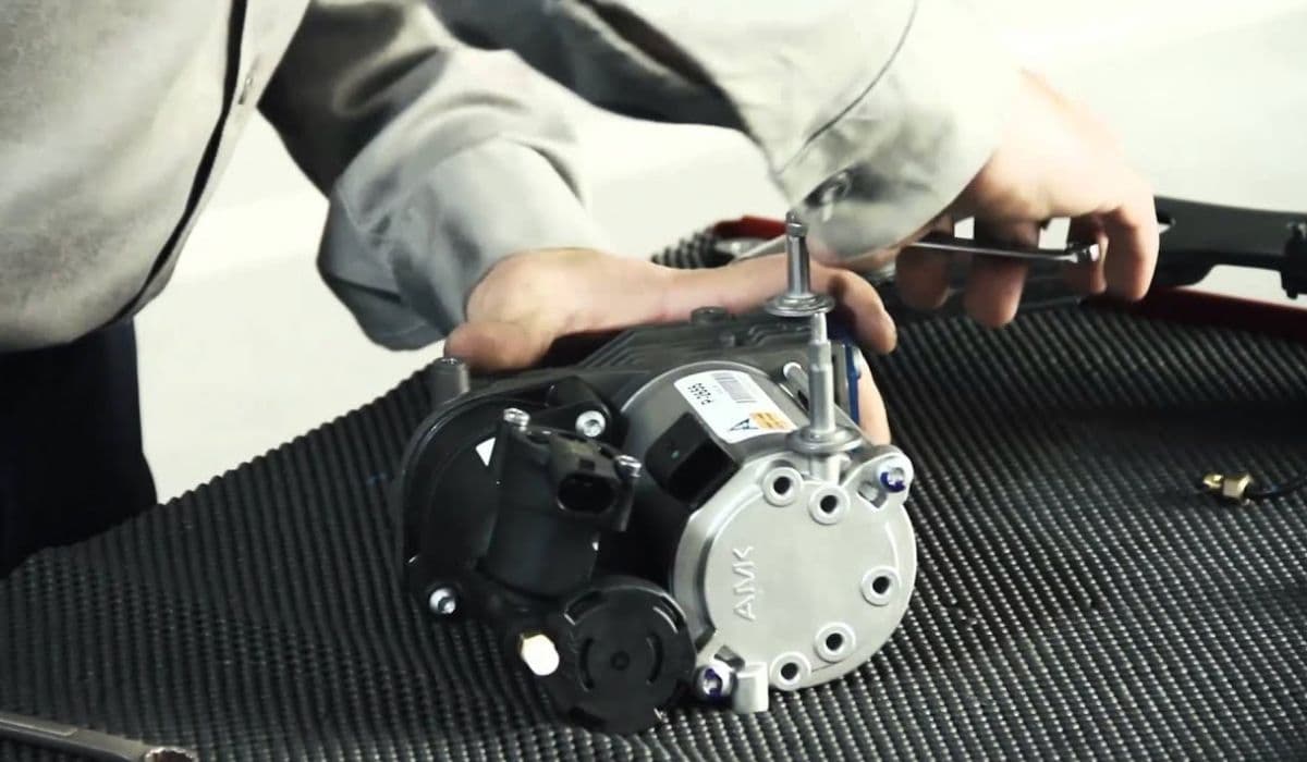 How to replace air suspension compressor