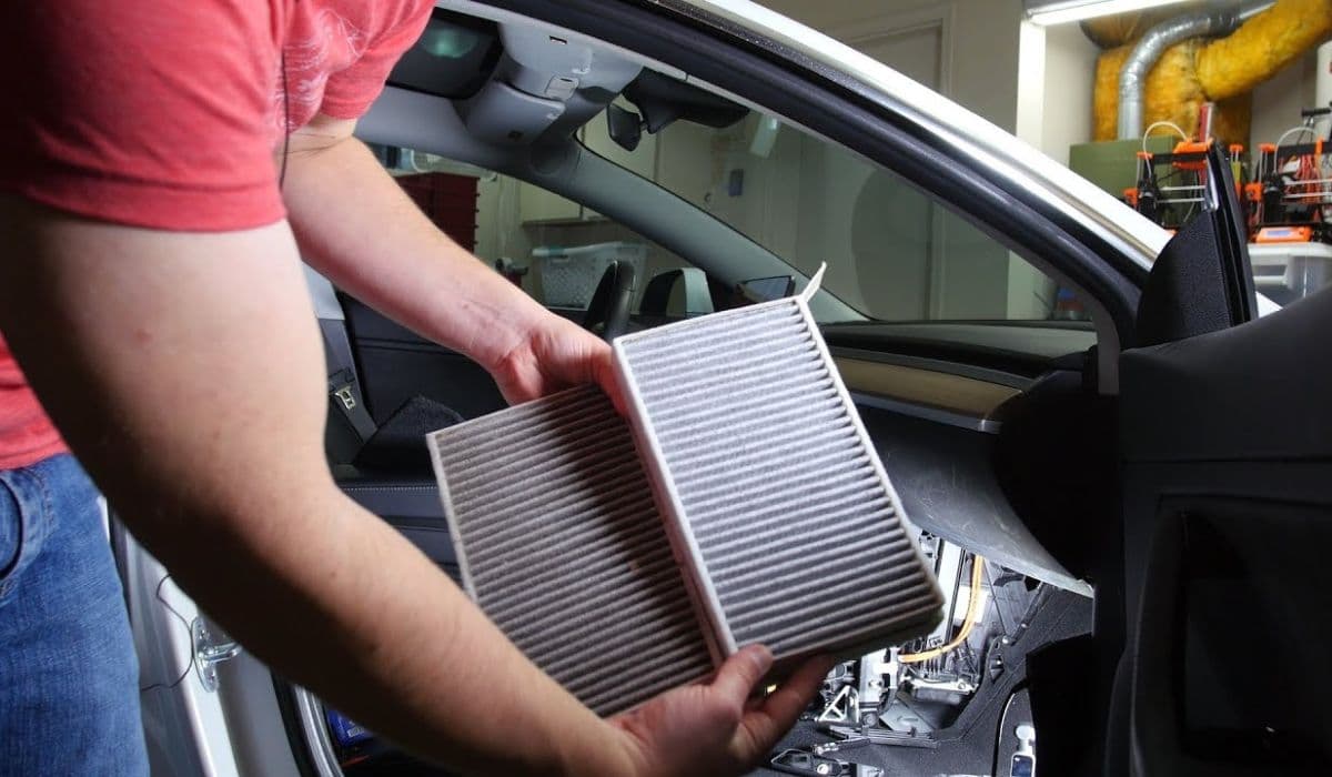How to replace HEPA cabin air filter (prevent odors in Tesla Model 3/Y)