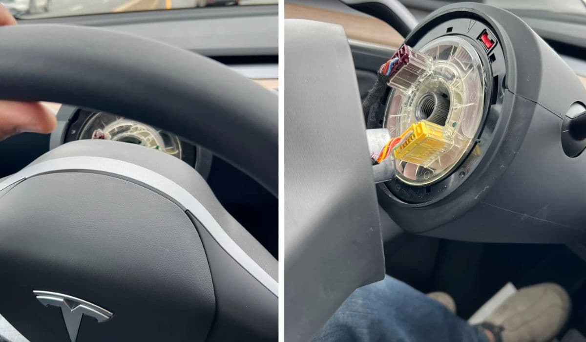 How to replace horn pad Tesla (recall-related airbag)