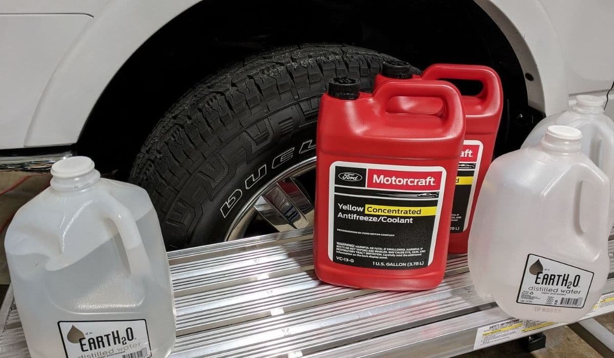 Coolant Flush Every Ford F-150 30,000–50,000 Miles